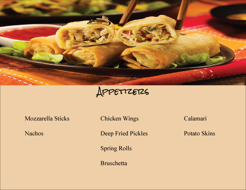Appetizers - Spring Rolls