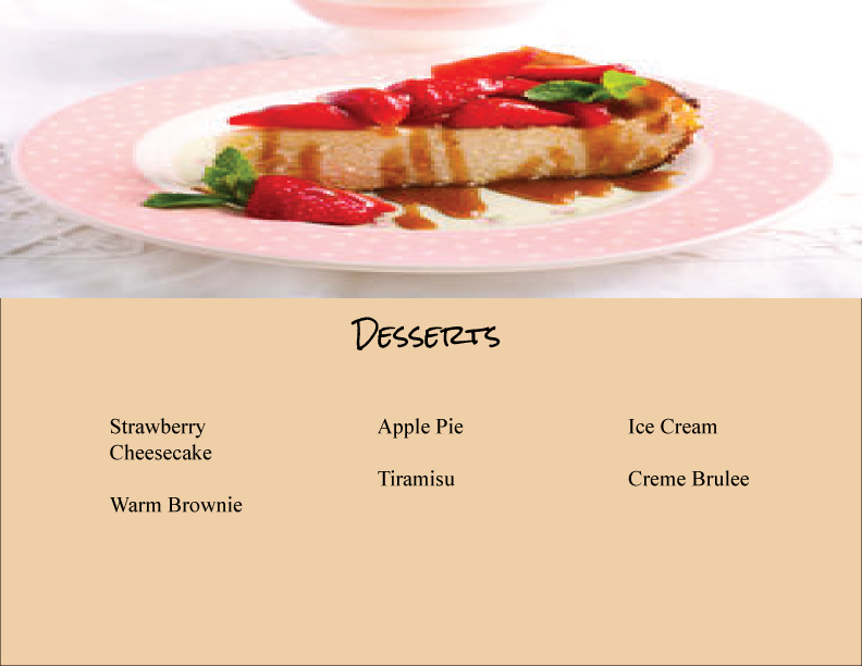 Desserts - Strawberry Cheesecake